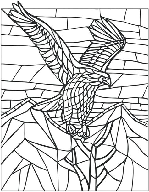 Mosaic Animal Coloring Pages At Getdrawings Free Download