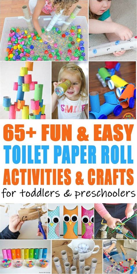 65 Easy Toilet Paper Roll Activities Happy Toddler Playtime Indoor
