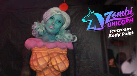 Zombie Unicorn Body Paint Twitch Koleksi Gambar