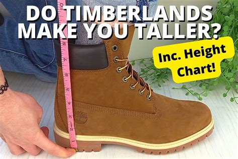 How Much Taller Do Timberland Boots Make You Shoe Effect