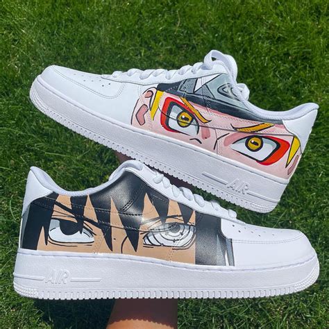 Anime Naruto Inspired Af1 Custom Sneaker Art Etsy