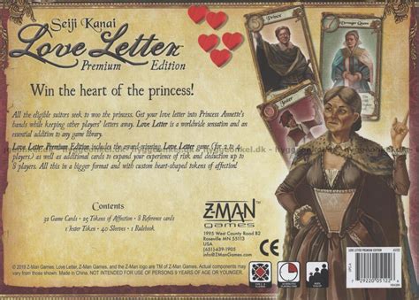 Köp Love Letter Premium Edition Billigt Hos Boardgamer UdgÅet