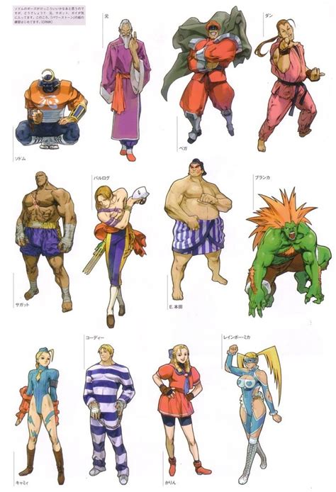 SF20Th The Art Of Street Fighter Parte 2 Street Fighter Characters