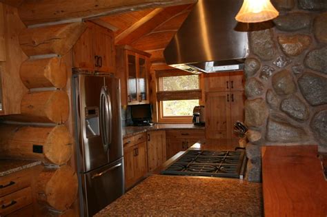 Beautiful Log Cabin Kitchen Design In Colorado Jm Kitchen And Bath