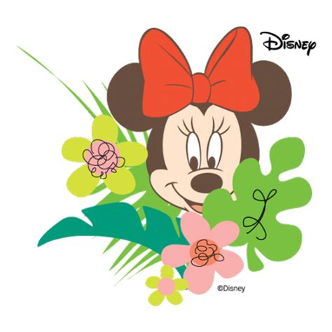 Minnie Mouseflowers Αυτοκόλλητα Τοίχου Disney
