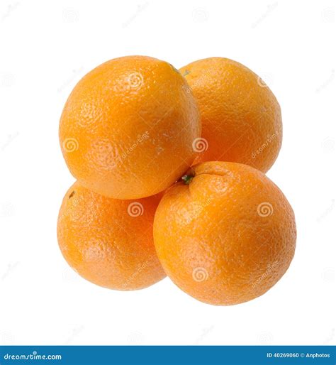 Four Orange Fruit Stock Photo Image Of Slice Orange 40269060