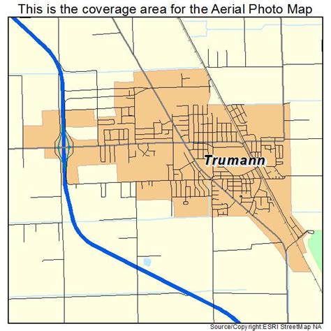 Aerial Photography Map Of Trumann Ar Arkansas