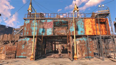 New Junk Town Fallout 4 Starlight Drive In Fallout 4 Settlement