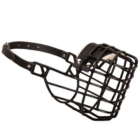 Frost Resistant Wire Cage Dog Muzzle With One Adjustable Strap M10