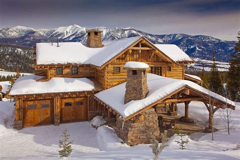 This classic and traditional big sky mountain log cabin is set on a large lot in the woods surrounded by serenity, privacy, wildlife trails, and spectacular mountain views. Spanish Peaks Cabin: A Rustic Gateway to Big Sky's ...