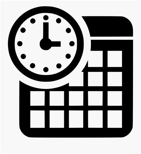 Download for free in png, svg, pdf formats 👆. Transparent Calendar Icons Png - Time And Date Icon , Free ...