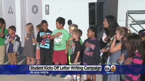 Local Boy Kicks Off Letter Writing Campaign For Troops Overseas Military Honor Troops