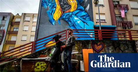 lisbon s outdoor art gallery in pictures world news the guardian