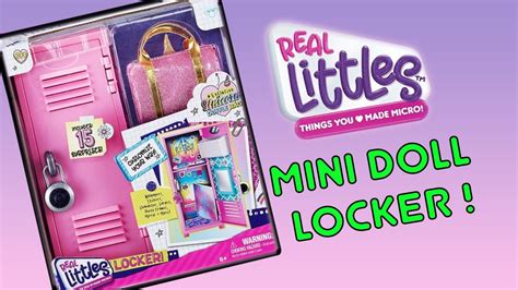 Real Littles Locker For Dolls So Cute Youtube