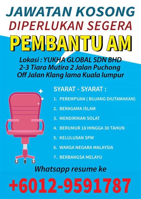 These sentences come from external sources and may not be accurate. KERJAYA - CANTIK | WANGI | BERJAYA