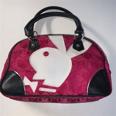PLAYBOY Bags Vintage Pink Playboy Womans Hand Bag With Hearts