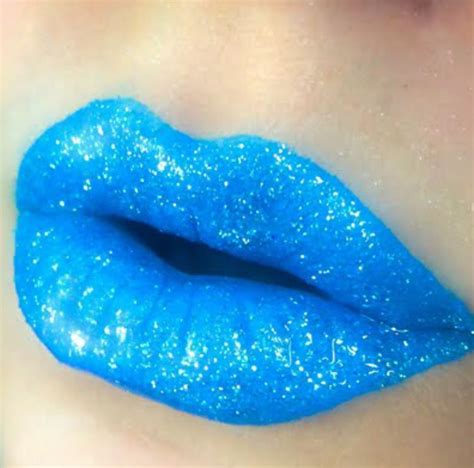 Blue Moon Glitter Best Lipstick Color Blue Lipstick Lipstick Art