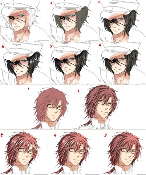 This way it can be drawn quickly, with exaggerated shading that conceals the lack of detail. Anime Hair Color Tutorial