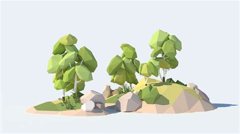 Low Poly Tree Pack Free Low Poly 3d Model Todo3ds