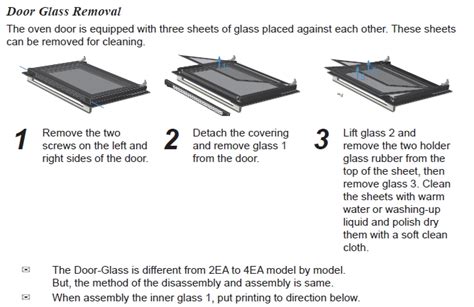 How To Remove Oven Door And Inner Glass For Cleaning Samsung Support Nz