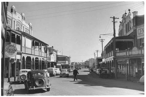 Main Stwest Wyalongnew South Wales In 1950a♥w Stadt Aandw