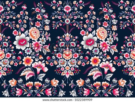 Traditional Floral Design Stock Illustration 1022389909