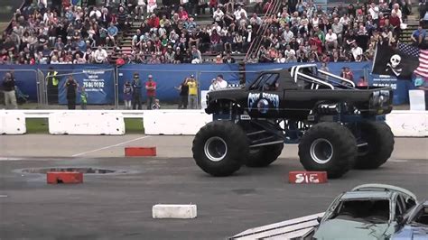 Grim Reaper Monster Truck Jumps Cars Youtube