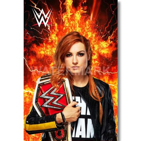 Becky Lynch Wwe Custom Silk Poster Wall Decor Ebay