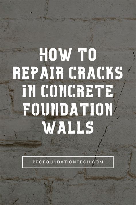 We did not find results for: How To Repair Cracks In Concrete Foundation Walls | Pro ...