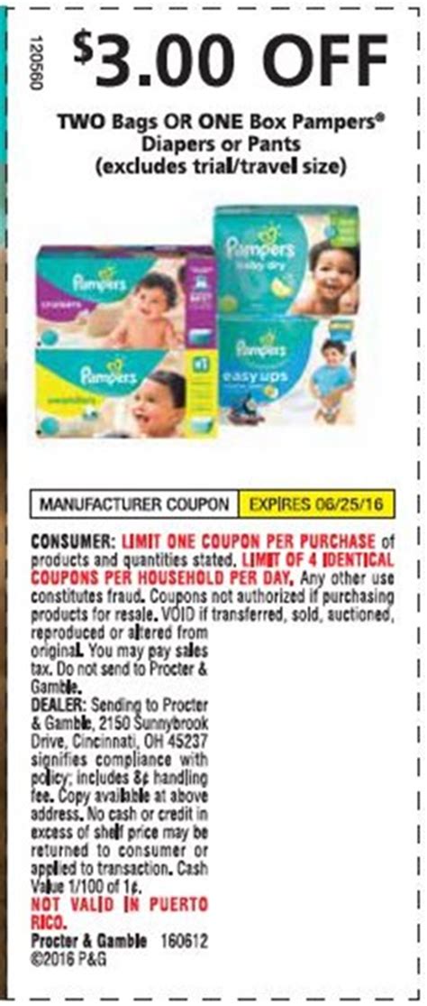 Free Printable Coupons Pampers Diapers Printable Templates