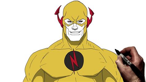 How To Draw Reverse Flash Step By Step Dc Youtube