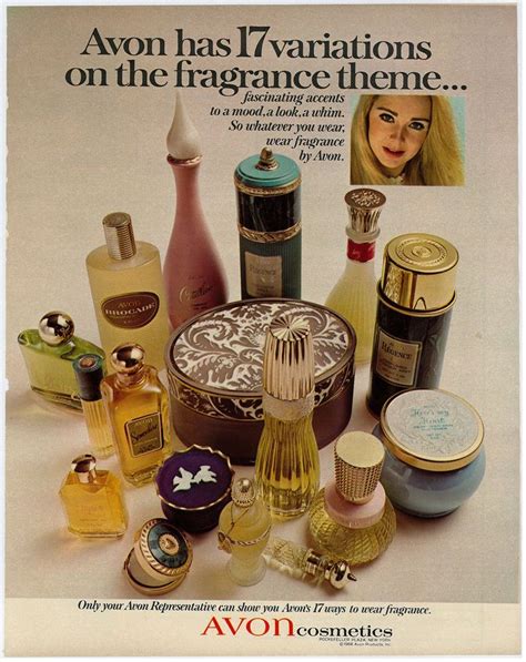 Avon Has 17 Variations On A Fragrance Theme Print Ad 1968 Vintage