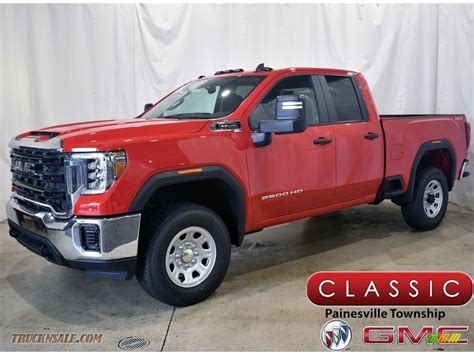 2021 Gmc Sierra 2500hd Double Cab 4wd In Cardinal Red For Sale 290169