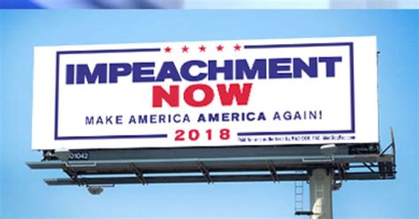 Impeachment Now Billboard Going Up Near Pbia