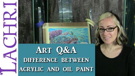 Painters like da vinci and monet would use oil paint on canvas it is a matter of judgment for the artist in question. Art Q&A - Oil vs Acrylic painting - artist tips w/ Lachri ...