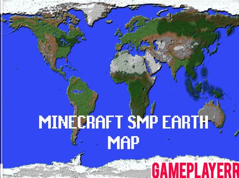 Minecraft Smp Earth Map Server Live Map Download 13000 Gameplayerr