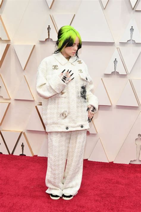 Billie Eilish On The Red Carpet At The 2020 Oscars Billie Eilishs