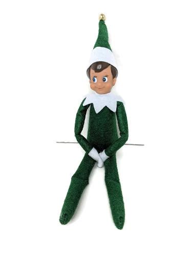 Elf On The Shelf Green Outfit Boy Elf Christmas Doll