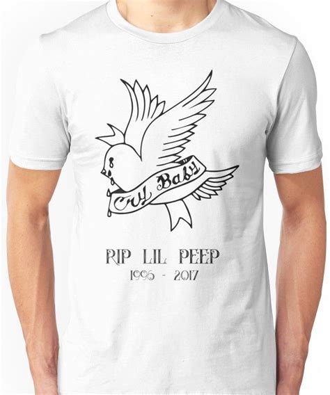 Rip Lil Peep Unisex T Shirt Mens Tops Mens Tshirts T Shirt
