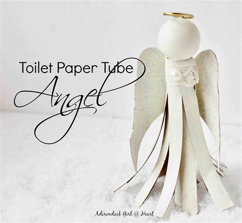 How To Make A Toilet Paper Tube Angel Ornament