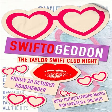 Swiftogeddon The Taylor Swift Club Night Roadmender