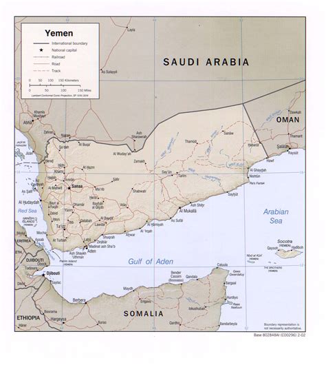 Mapa De Relieve Sombreado De Yemen Mapa Owje