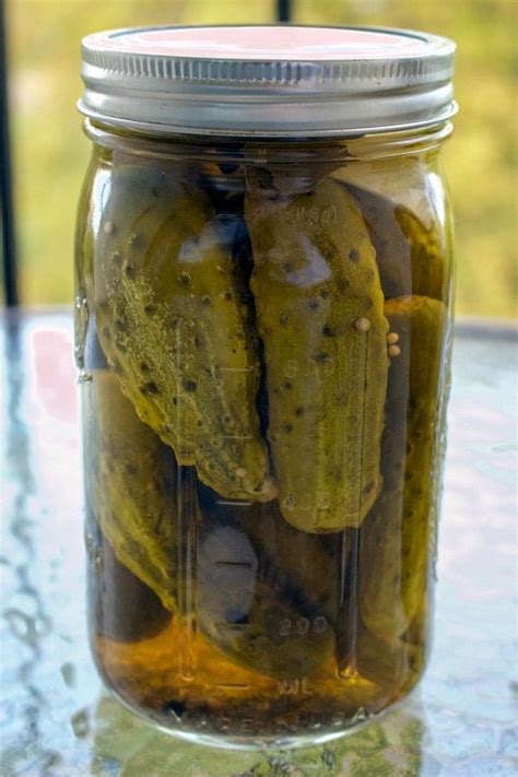Pickled Cucumbers With Vinegar And Sugar Spicy Lightly Pickled