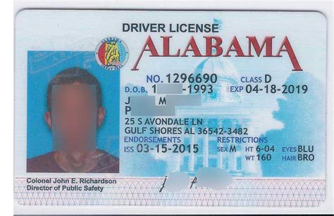 Drivers License Id Card Template Gasmagri