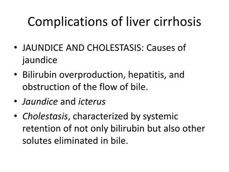 Ppt Liver Cirrhosis And Its Complications Powerpoint Presentation The