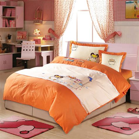 Vendors offer attractive sets which will suit your decor, providing a sense of. Cartoon Character Applique Embroidered Bedding Sets Twin ...