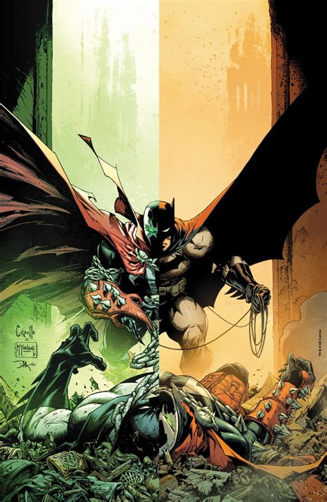 Batman Spawn 1 11000 Signed Variant Cover R By Todd Mcfarlane And