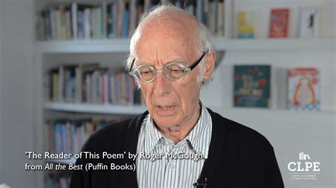 Roger Mcgough The Reader Of This Poem On Vimeo