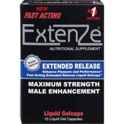 Extenze Male Enhancement Pills Liquid Gel Capsules
