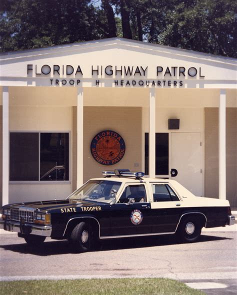 Florida Memory • Florida Highway Patrol State Trooper Ford Ltd Crown